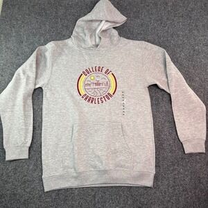 Uscape Apparel College of Charleston Hoodie Heather Gray Youth XL NWT
